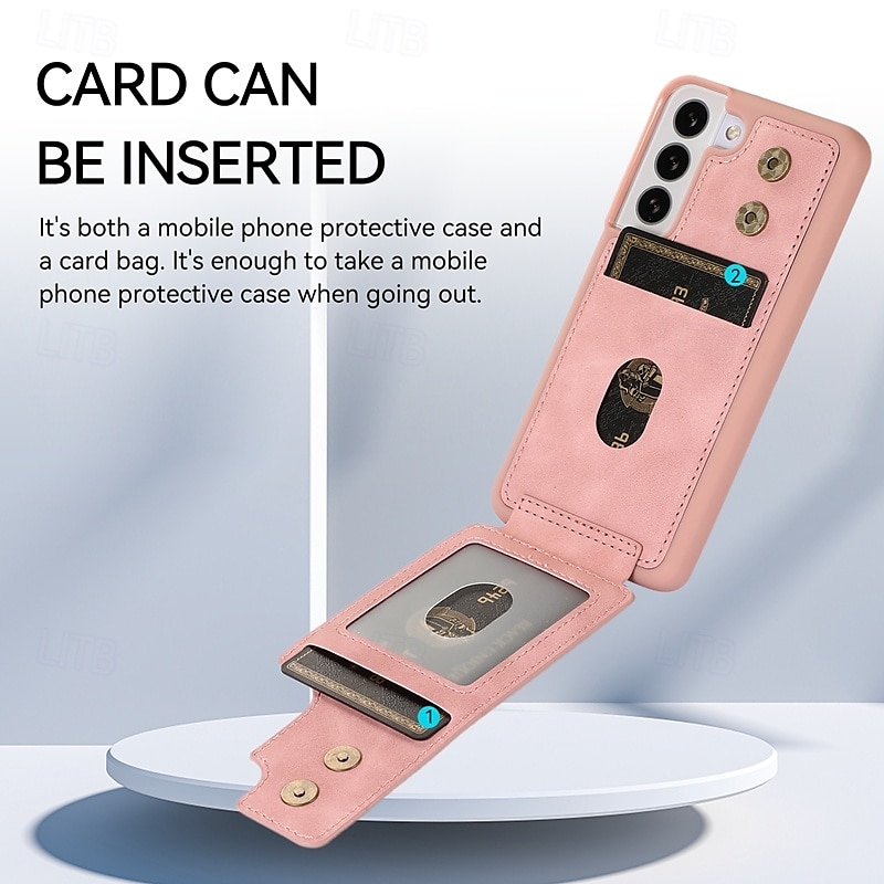 Phone Case For S23 Ultra Plus S23 S22 S22 Plus  Ultra S21 FE S21 S21 Ultra Plus A54 A34 A14 S20 Plus S20 Ultra Back Cover Ring Holder Shockproof Retro TPU PU Leather 2025 - $18.99 –P11