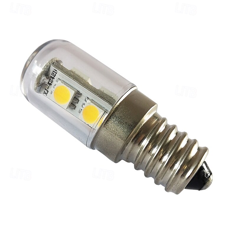 مصابيح ذرة LED بقوة 1 وات، 80 لومن E17 T7 LED، SMD 5050 أبيض دافئ &متوفر باللون الأبيض للاستخدام المنزلي 1/5/10 عبوات 2025 - $6.99 –P1