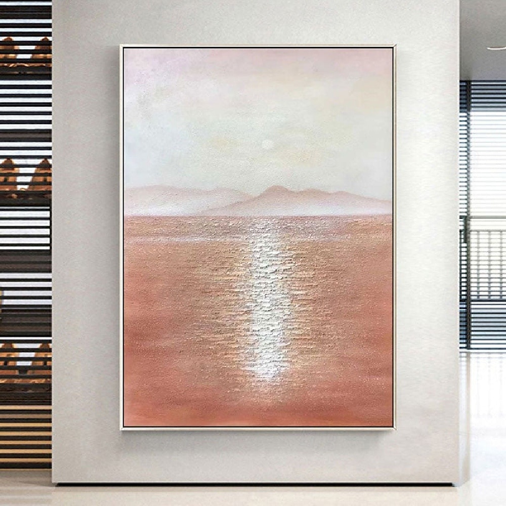 handgemachtes 3D-Ozean-Ölgemälde, handgemachte Wandkunst, blaues riesiges Wellen-Ölgemälde auf Leinwand, handgemaltes Meereswellen-strukturiertes 3D-abstraktes Gemälde, Strandlandschaft, Himmel, 2025 - $116.99 –P3