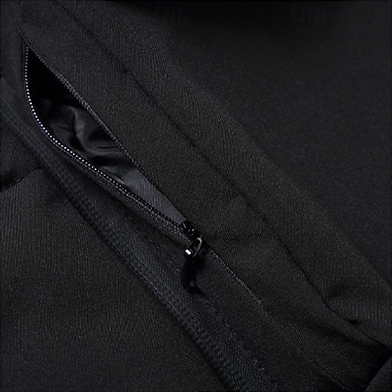 Herr Pufferväst Dagligen Ledigt Vår & Höst Ficka Polyester Bekväm Ensfärgat Pullover Normal Svart Grå Väst 2025 - $38.99 –P8