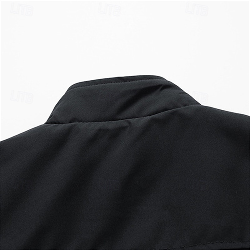 Herren Soft Shell Jacke Wanderjacke Draussen Windundurchlässig Windbreaker-Jacke Reisen Schwarz Armeegrün Khaki 2025 - $75.99 –P8