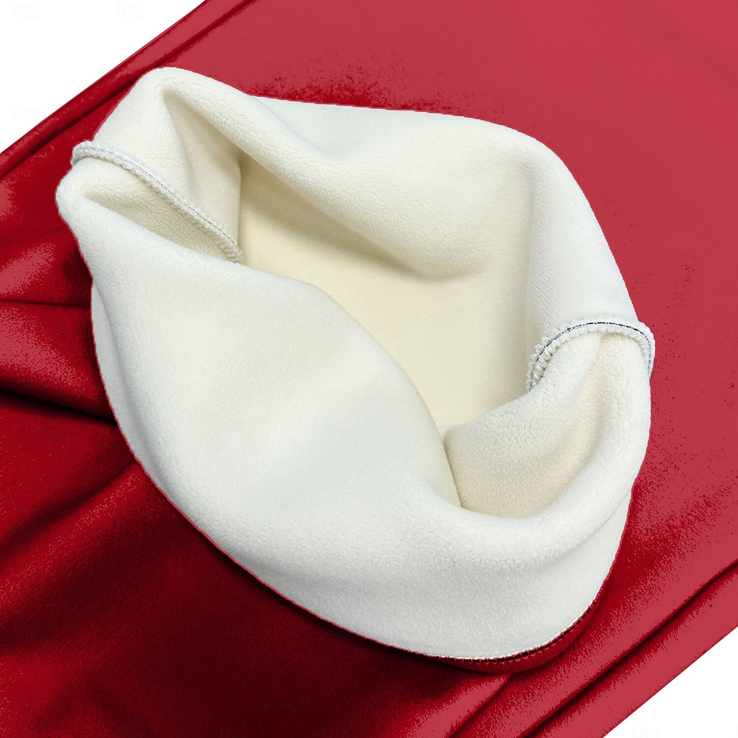 Jul Herr Ensfärgat Träningsbyxor i fleece Dragsko Elastisk midja Ledigt Utomhus Hem Festkvällskläder Ficka Thermal Vinter 3D-tryck Rubinrött 2025 - $43.99 –P4