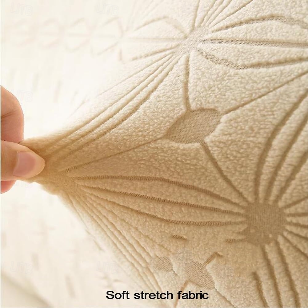 Fundas para cabecera de cama Funda para cabecera de cama elástica Funda/funda elástica para cabecera, tela de terciopelo suave estampada, funda protectora para la espalda, todo incluido, lavable para 2026 - $23.99 –P3