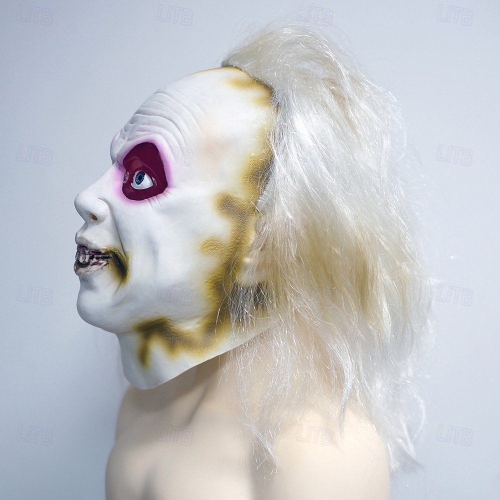 Zombie předvečer Všech svatých Maska Plná hlava Realistická maska Beetlejuice Strašidelný kostým Dospělé Unisex předvečer Všech svatých Karneval Výkon Párty Jednoduché Halloweenské kostýmy Oblékněte 2025 - $33.99 –P16