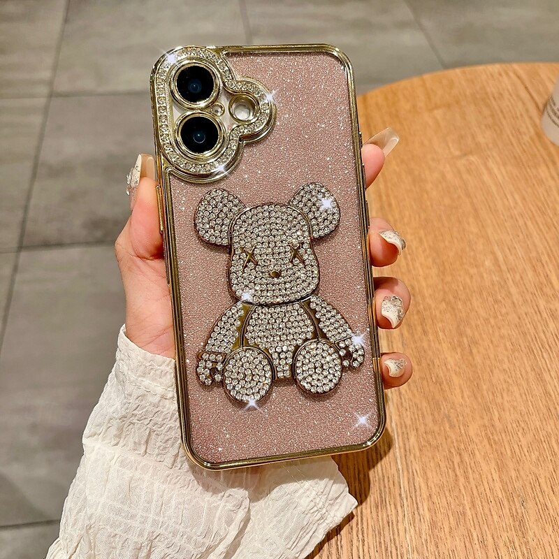 telefon Etui Til iPhone 16 15 14 Pro Max Plus iPhone 13 12 11 Pro Max Bakdeksel Bling Glitter Shiny Støtsikker Kontor / Bedrift TPU 2025 - $15.99 –P11