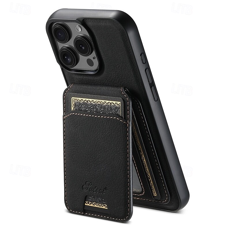Phone Case For iPhone 16 Pro Max Plus iPhone 15 Pro Max Plus iPhone 14 13 12 Pro Max Plus iPhone 14 Pro Max iPhone 13 12 Pro Max Back Cover with Stand Holder Detachable Magnetic Retro TPU PC PU 2025 - $24.99 –P1