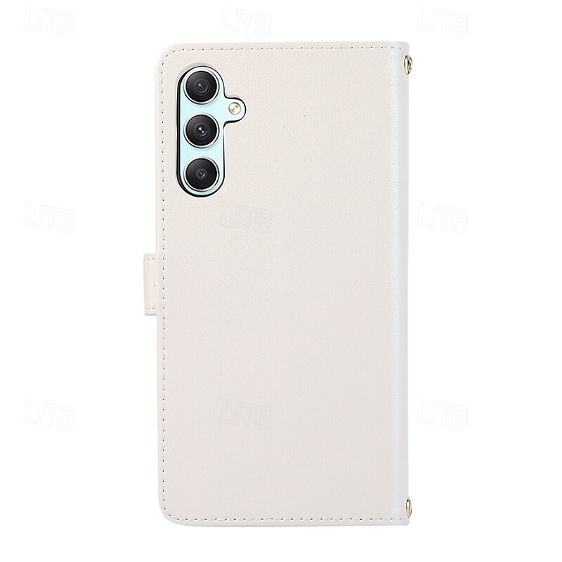 Phone Case For S24 Ultra S24 Plus S24 S24 FE S23 S22 S21 S20 Ultra Plus FE A55 A35 A25 A15 5G A54 A34 A14 A73 A53 A33 A23 A13 A72 A52 A32 A22 A12 A51 Flip Cover with Stand Holder Zipper with Wrist 2025 - $22.99 –P17