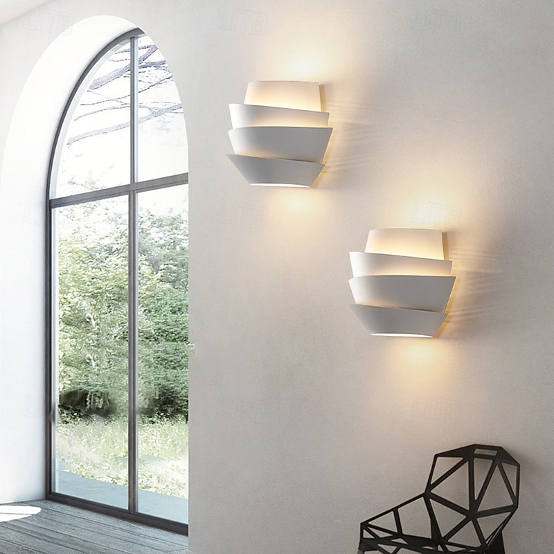 design de pinha nórdica luminária de parede interna luminária de parede moderna luminária de parede interna branca luz criativa g9 110-240v de 2025 por $92.99 –P8