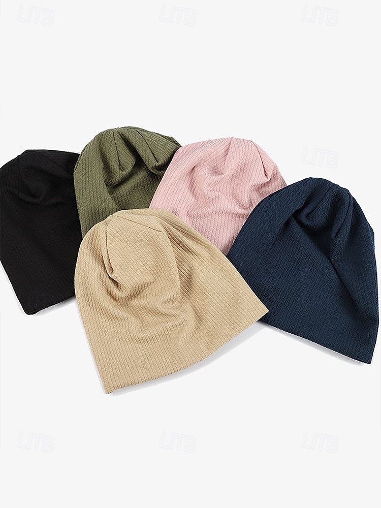 Damen Slouchy Beanie Mütze mit strukturiertem Strickdesign, lässige leichte Mütze für Herbst- und Wintermode 2025 - $18.99 –P4