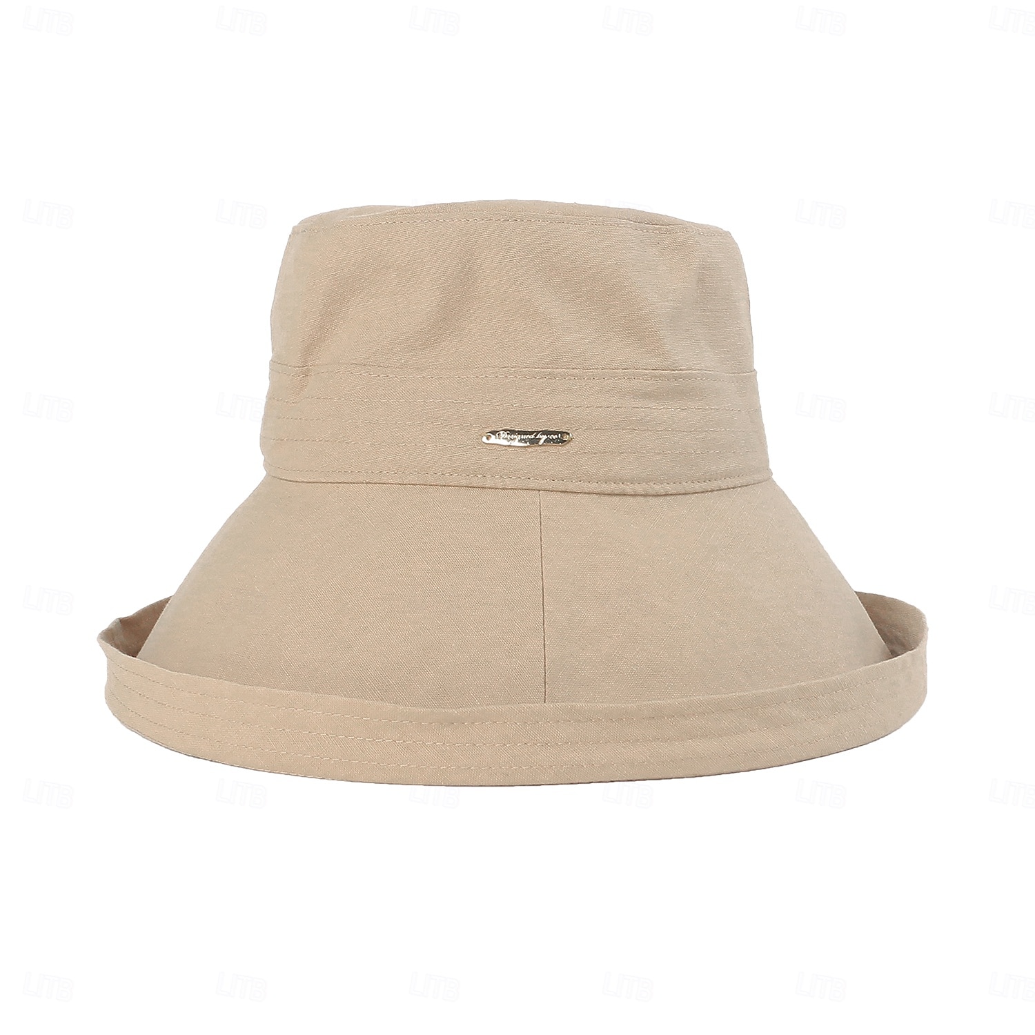 chapéus fibra algodão balde chapéu flexível chapéu de sol casual feriado clássico clássico com cor pura chapéu chapéu de 2025 por $25.99 –P9