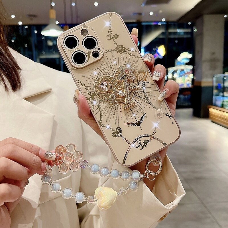 2025年 電話 ケース 用途 iPhone 16 Pro Max プラス iPhone 15 プロマックスプラス iPhone 14 Pro Max iPhone 14 Pro Max Plus バックカバー スタンド付き リストストラップ付き 耐衝撃 レトロ風 TPU PC  コレクション – $19.99 –P3