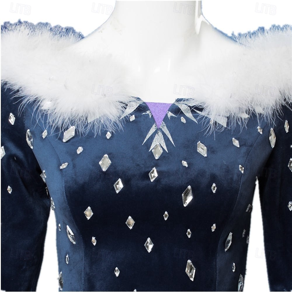Frozen Princess Elsa Anna Dress Cosplay Costume Cosplay Costume Movie Cosplay for Women's Adults' Masquerade Bachelorette Party 2025 - $94.99 –P2