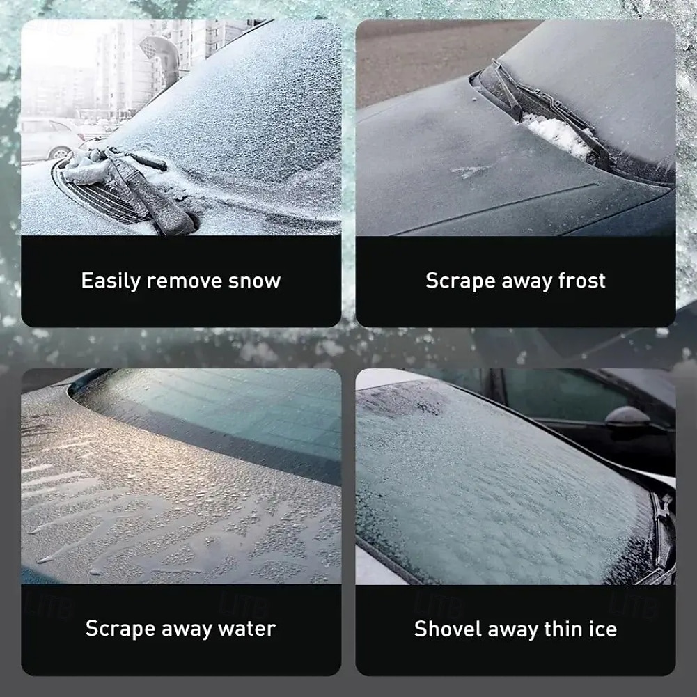 auto ijskrabber voorruit sneeuwruimer schep ijsbreker sneeuwruimer reinigingsglasborstel tpu winter sneeuwborstel schep gereedschap 2025 - $18.99 –P5