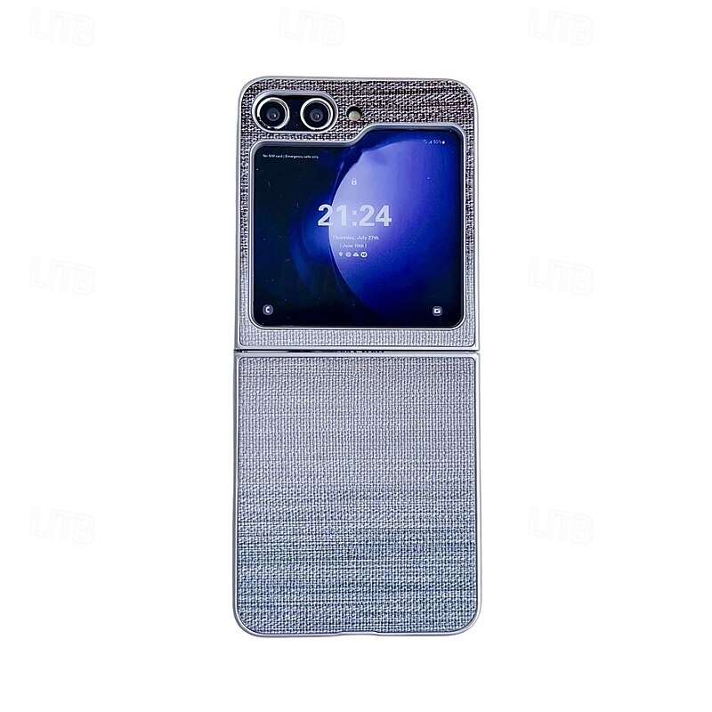 телефон Кейс для Назначение SSamsung Galaxy Z-флип 7 Z-флип 6 Z Flip 5 Z Flip 4 Z Flip 3 Кейс на заднюю панель Защита от удара Ретро ТПУ Кожа PU 2025 - $16.99 –P5