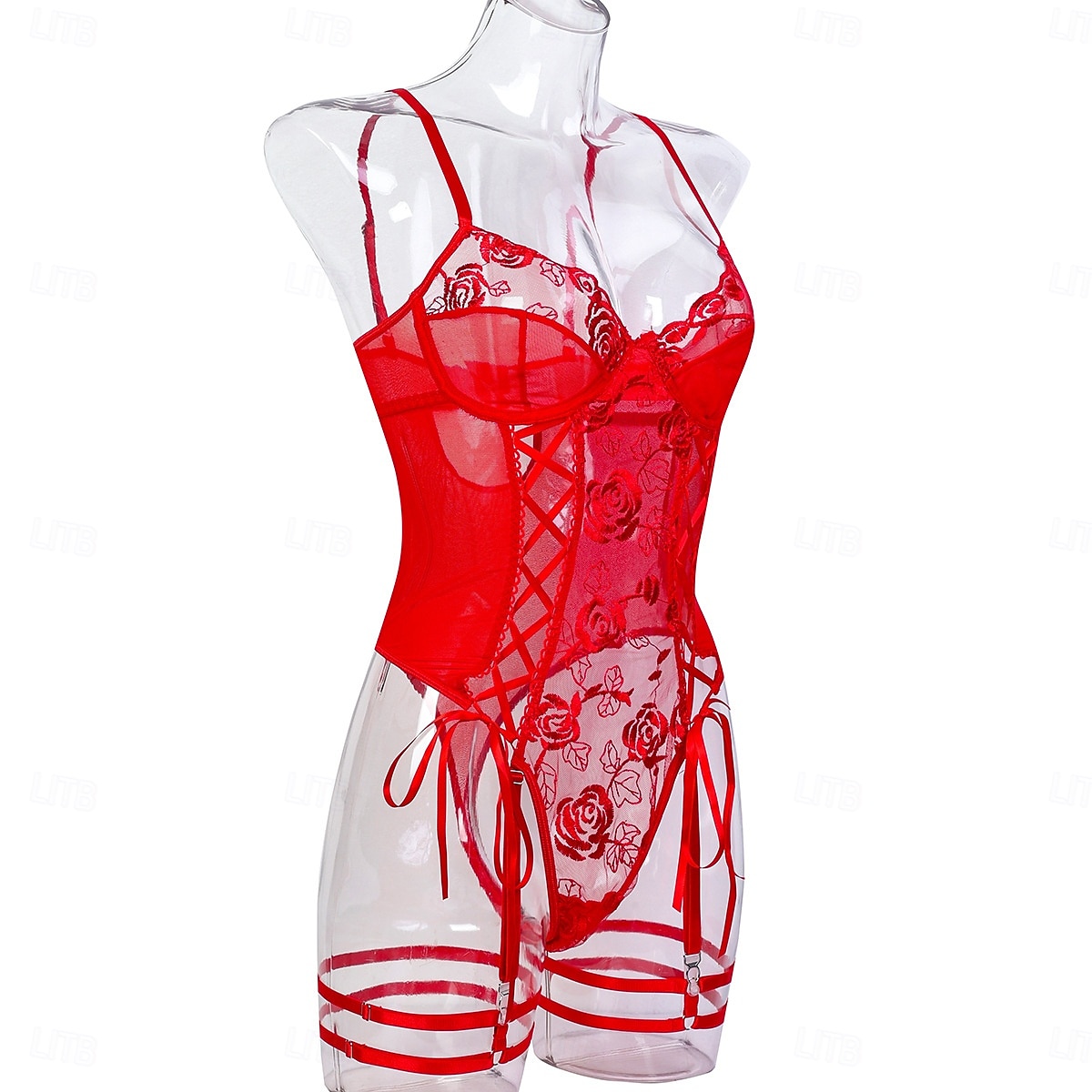 Клод Фаустус с Новым годом Миссис Клаус нижнее белье комбинезон сексуальная одежда для взрослых на новогоднюю вечеринку подарок на День Святого Валентина для нее 2026 - $26.99 –P8