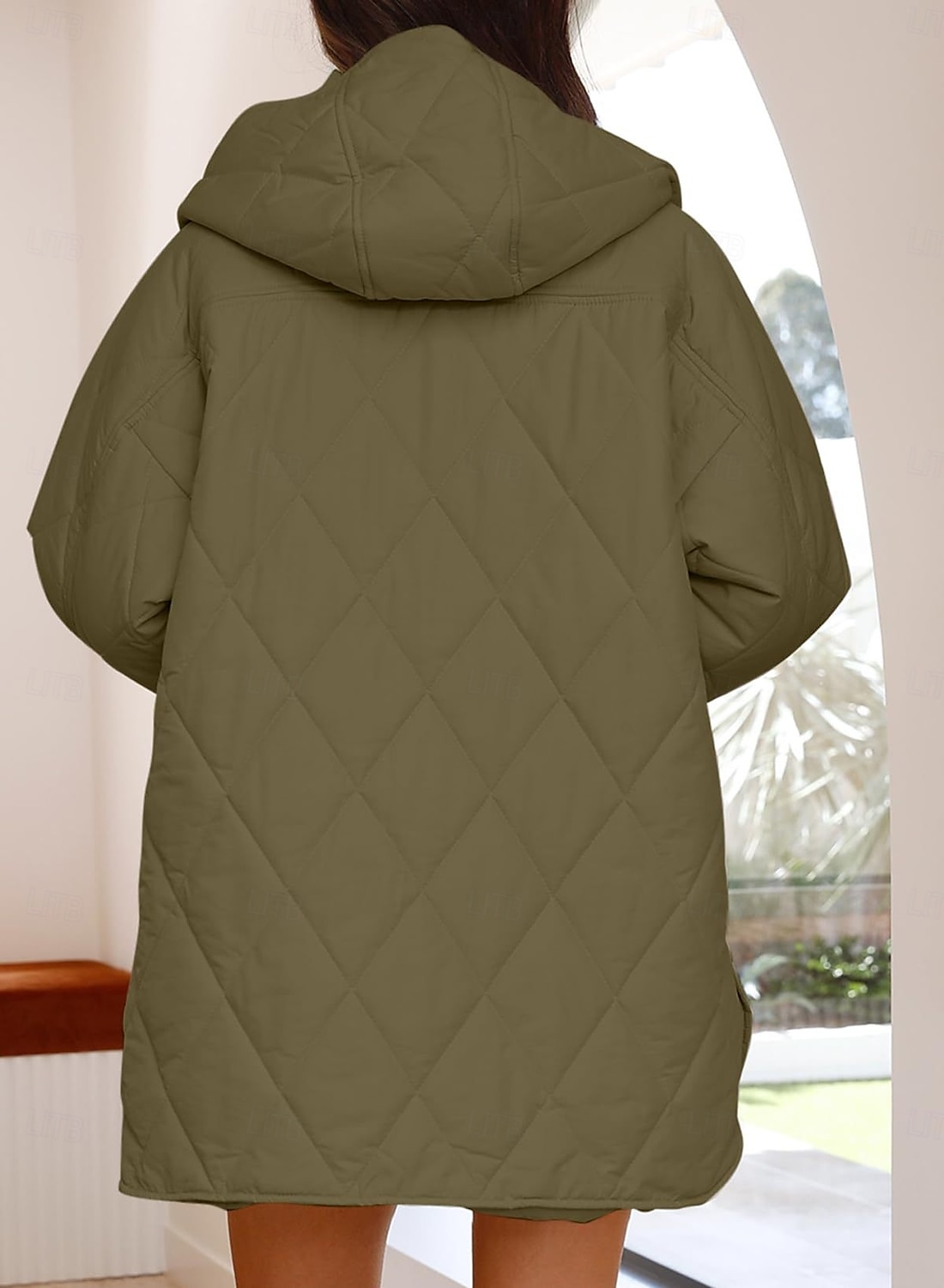 Womens Jacket Fleece Lapel short cotton-padded jacket 2025 - $57.99 –P2