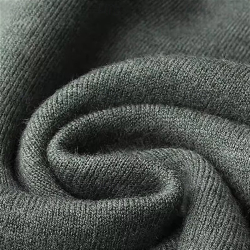 Herren Pullover Strickpullover Gerippt Grobstricken Stricken Standard Strick Glatt Rollkragen Modisch Brautkleider schlicht Freizeitskleidung Verabredung Bekleidung Herbst Winter Kamel Schwarz M L XL 2025 - $15.99 –P9