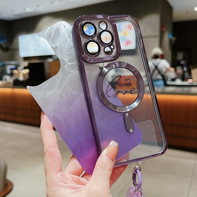 2025年 電話 ケース 用途 iPhone 16 Pro Max プラス iPhone 15 プロマックスプラス iPhone 14 13 12 11 Pro Max Plus iPhone 14 Pro Max iPhone 13 12 11 Pro Max バックカバー 磁石バックル ワイヤレス充電をサポート リストストラップ付き レトロ風 TPU アクリル コレクション – $17.99 –P2