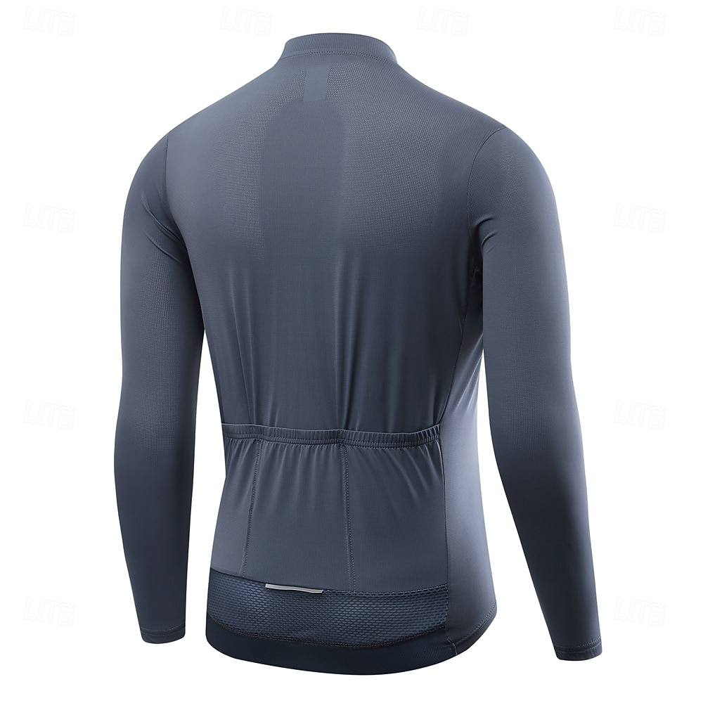 wosawe zomer heren fiets lange mouw top snel drogend ademend vocht afvoerend zweet afvoerend sport top fiets jersey bt286 2025 - $46.99 –P5