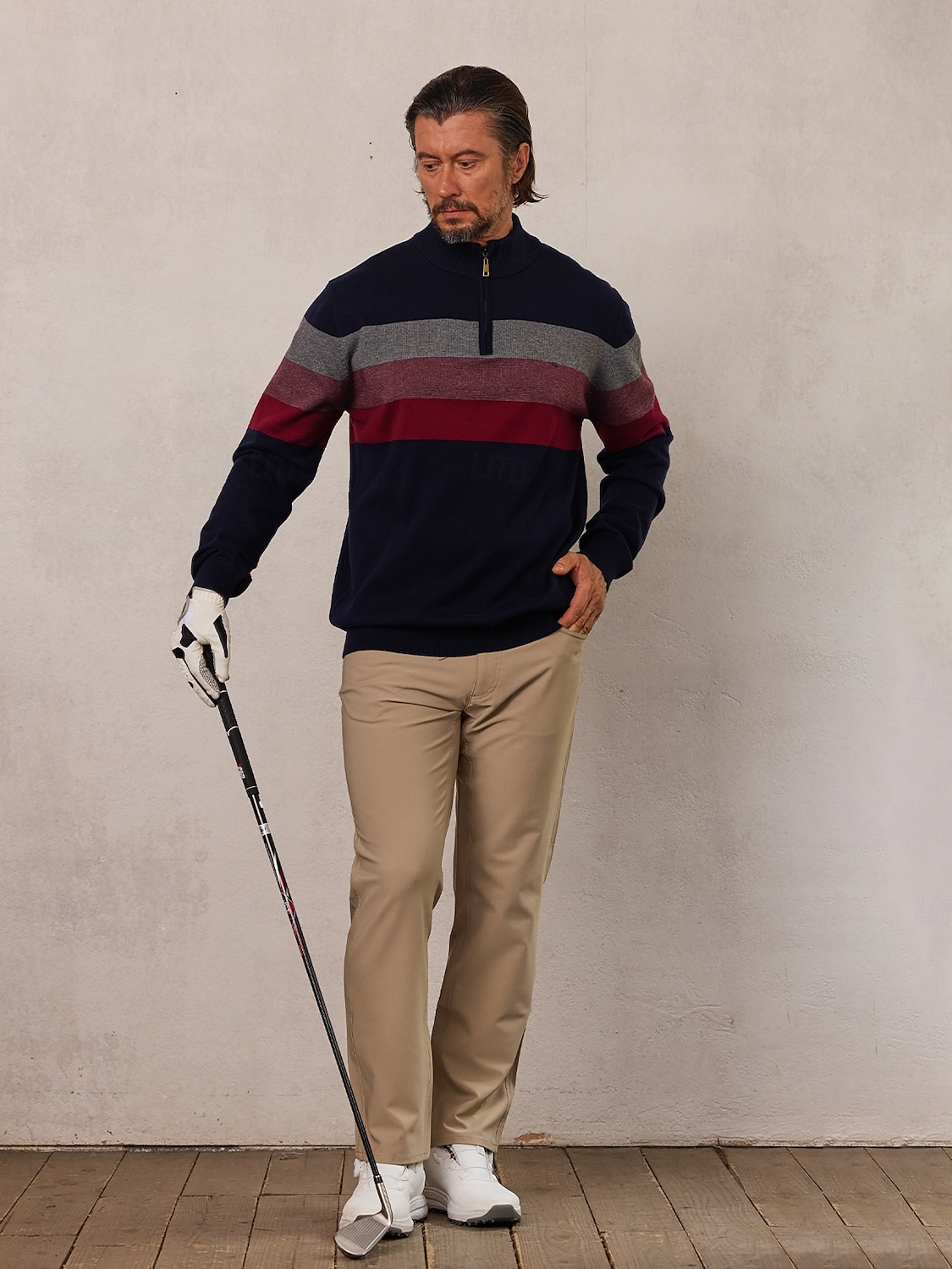 Men's Sweater Black Navy Blue Green Long Sleeve Thermal Warm Top Color Block Fall Winter Golf Attire Clothes Outfits Wear Apparel 2025 - $79.99 –P4