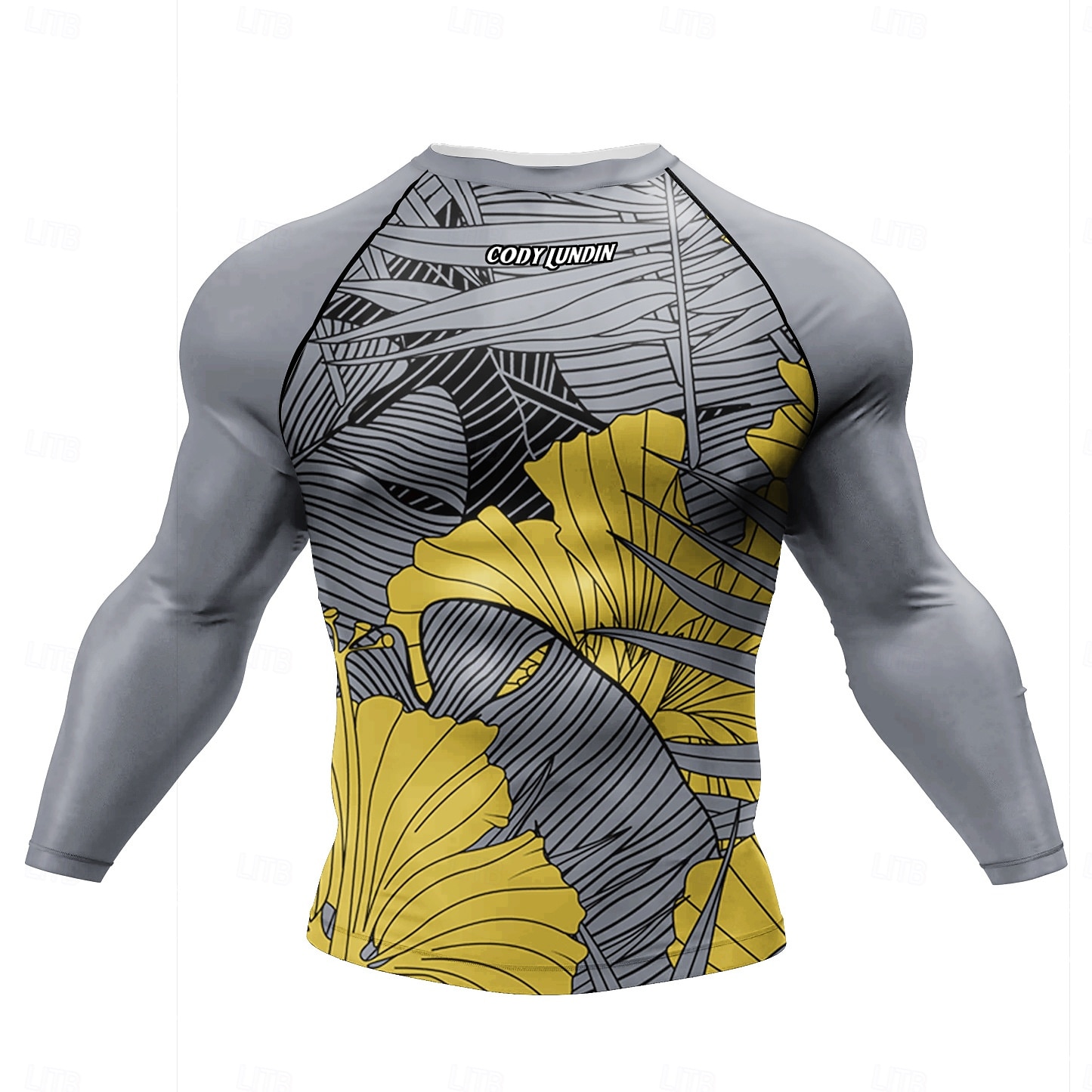 Herren Laufshirt Sport Top Funktionsshirt Langarm T-Shirt Casual Athlässigkeit Herbst Atmungsaktiv Schnelltrocknend Fitnesstraining Laufen Gehen Sportbekleidung Sportkleidung Graphic Schwarz Blau Grau 2025 - $16.99 –P3