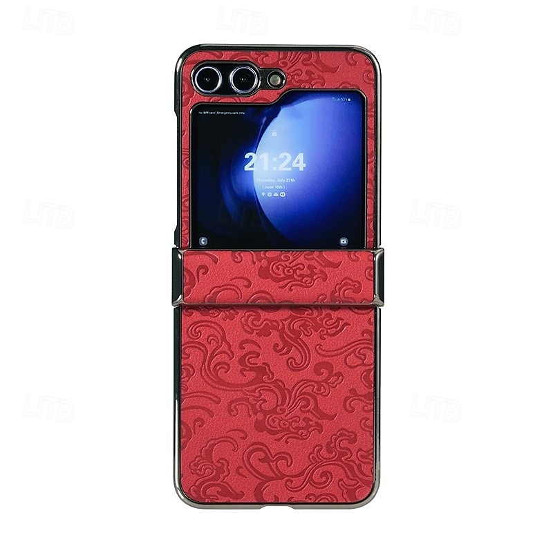 telefono Custodia Per Samsung Galaxy Z Flip 7 Z Flip 6 Z Flip 5 Z Flip 4 Z Flip 3 Copertura Posteriore Resistente agli urti Retrò PC Pelle PU del 2026 a $19.99 –P19