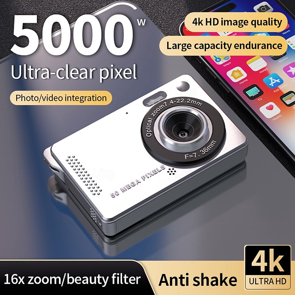 2025年 コンパクトデジタルカメラ FHD 1080p デジタルカメラ ポイントアンドシュートカメラ 手頃な価格のデジタルカメラ ギフトに最適 コレクション – $48.99 –P10