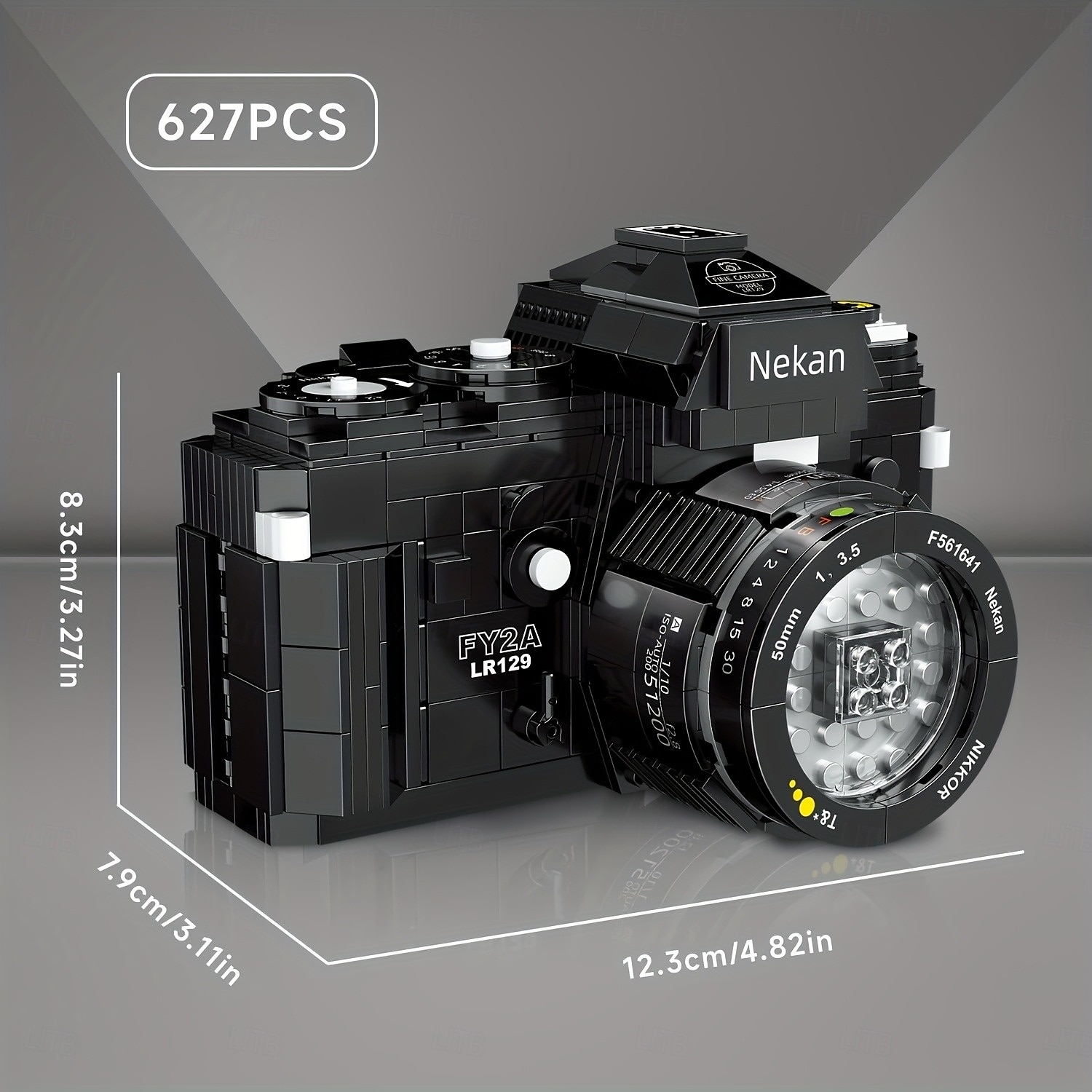 627pcs Miniature Building Blocks SLR Digital Camera Small Particles Building Blocks Creative Three-dimensional Model Gift For Boy Halloween/Thanksgiving Day/Christmas gift 2025 - $52.99 –P4