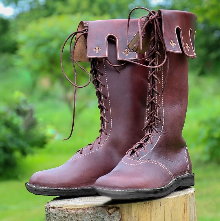 Medieval Renacimiento Zapatos Hombre Unisexo Celta Pirata Víspera de Todos los Santos Carnaval Mascarada Fiesta / Noche LARP Feria Ren Adulto Zapatos 2025 - $56.99 –P3