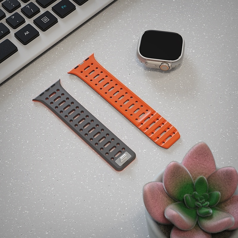 Sportszíj Kompatibilis valamivel Apple Watch óraszíj 38mm 40mm 41mm 42mm 44mm 45mm 49mm Mágneses kapocs Állítható Szilikon Csere óraszíj mert iwatch Ultra 2 Series 9 8 7 SE 6 5 4 3 2 1 2025 - $16.99 –P11