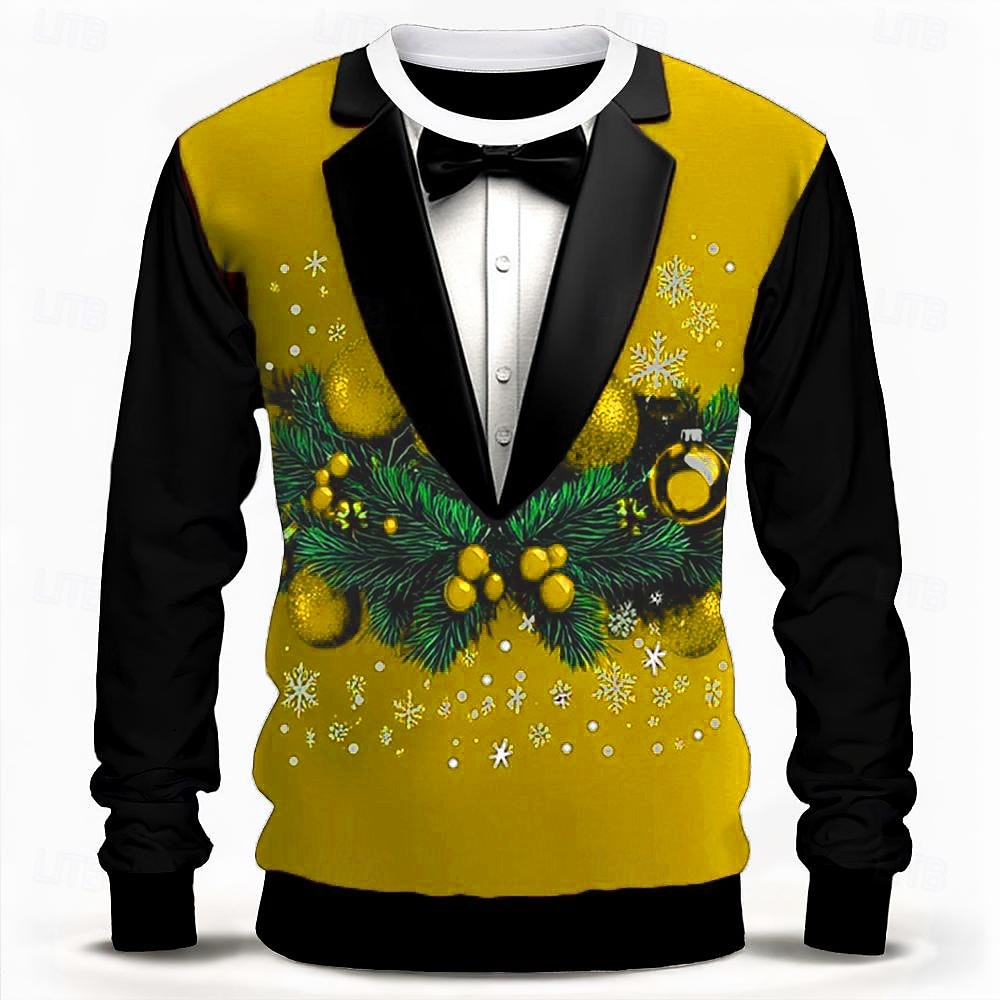 Natale Per uomo buon Natale Felpe Felpa Felpa Manica lunga Felpa Girocollo Di tendenza Giornaliero Festa Stampa 3D Natale Da mare Feste Girocollo Stampa 3D Inverno Primavera & Autunno del 2025 a $29.99 –P6
