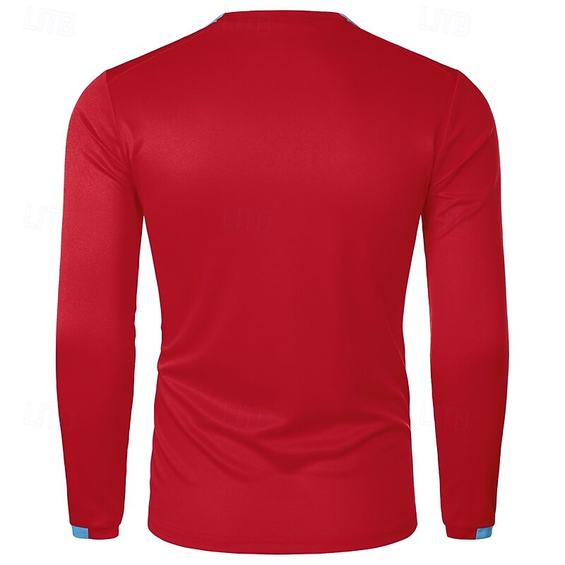 Hombre Camiseta Compresión Camisa atlética Camisa de gimnasia Camisa de fitness Camisa de Compresión Acolchada Manga Larga Camiseta Casual Ropa Deportiva Bloque de color Secado rápido Suave 2025 - $12.99 –P11