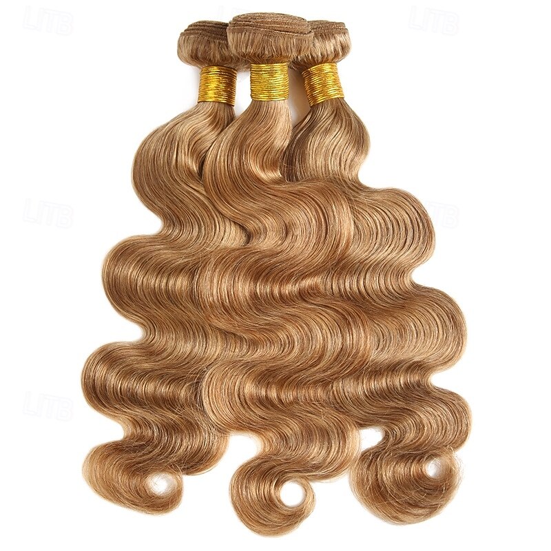 3 pacotes de cabelo humano, cor castanho claro (27#), com ondas suaves de 18, 20 e 20 polegadas. de 2026 por $273.09 –P2