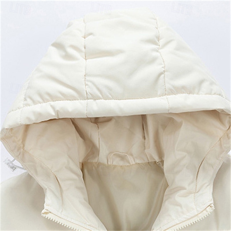 Herren Wintermantel puffer jacket Gefütterte Jacke Tasche Polyester Freizeitskleidung Verabredung Urlaub Standard Modisch Brautkleider schlicht Komfortabel warm Herbst Winter Solide / einfarbig 2025 - $45.99 –P3