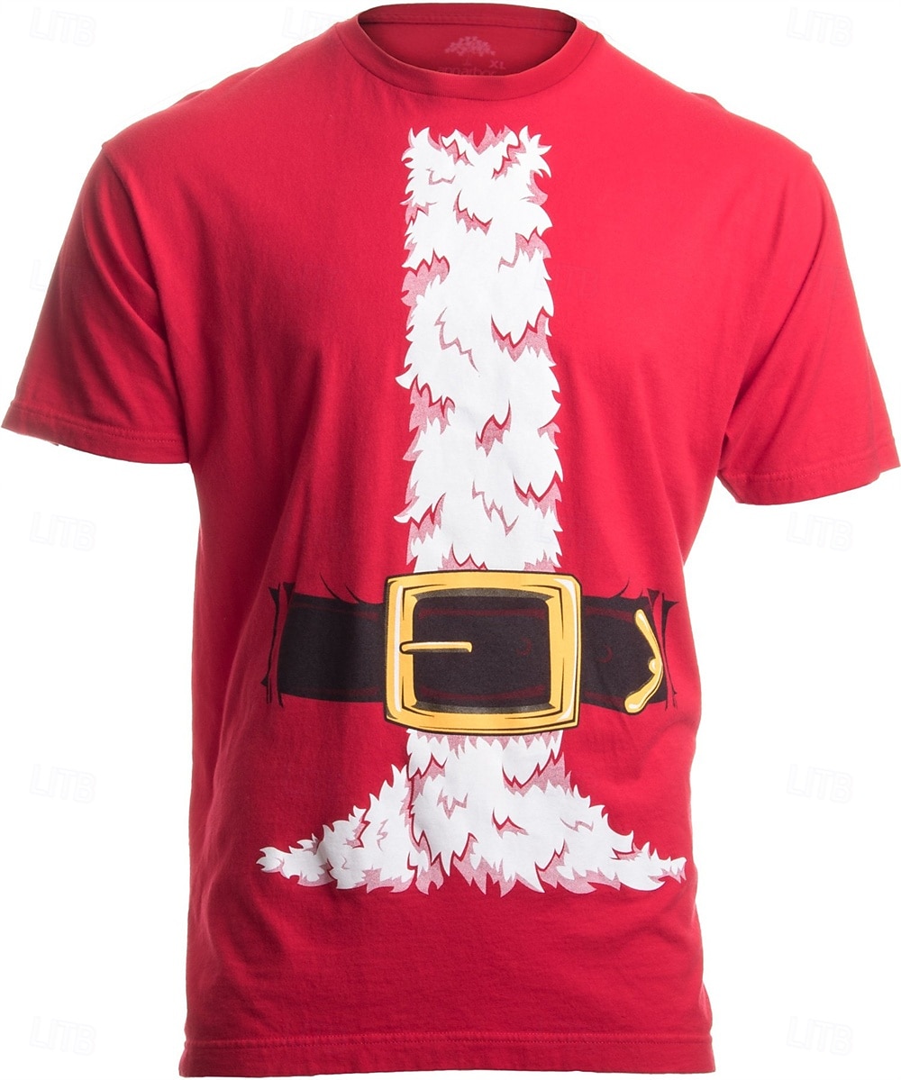 Weihnachten Weihnachtsmann Santa Anzüge T-Shirt-Ärmel Hässliches Weihnachtsshirt 3D Weihnachten Grafik Komisch Für Paar Herren Damen Erwachsene Weihnachten Karneval 3D-Druck Party Festival 2025 - $15.49 –P1