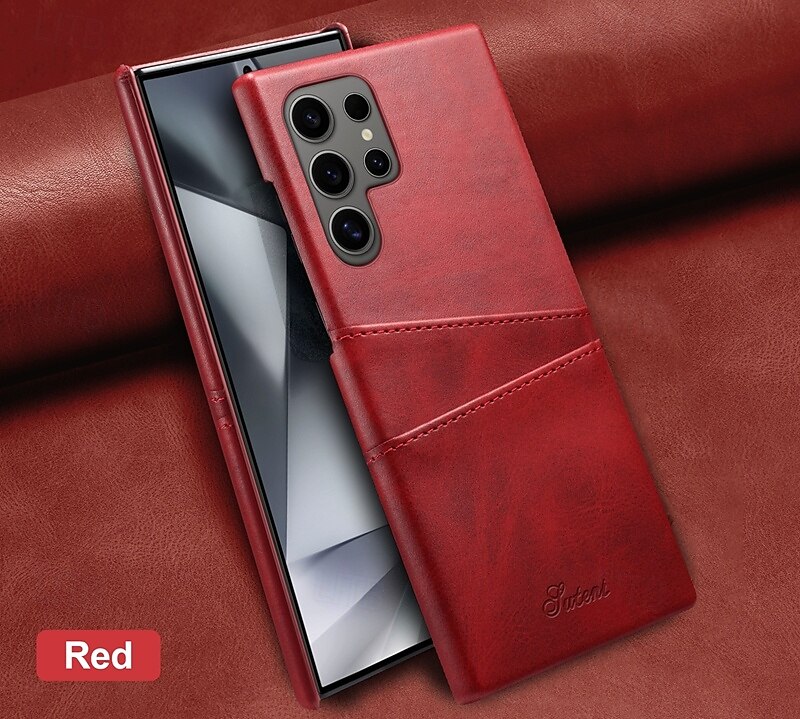 телефон Кейс для Назначение S24 S24 Ultra Plus S23 Ultra Plus S23 S22 S22 Плюс Ультра Кейс на заднюю панель Защита от удара Ретро ТПУ Кожа PU 2025 - $16.99 –P11