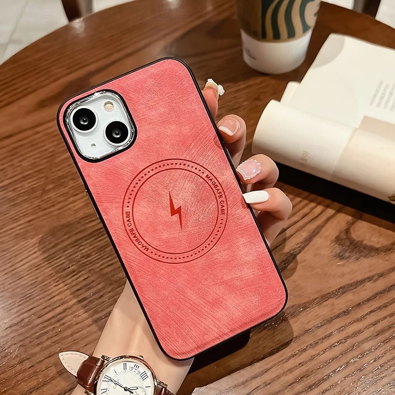2025年 電話 ケース 用途 iPhone 16 Pro Max プラス iPhone 15 プロマックスプラス iPhone 14 13 12 11 Pro Max Plus iPhone 14 Pro Max iPhone 13 12 11 Pro Max バックカバー 磁石バックル ワイヤレス充電をサポート 耐衝撃 レトロ風 TPU PUレザー  コレクション – $14.99 –P7