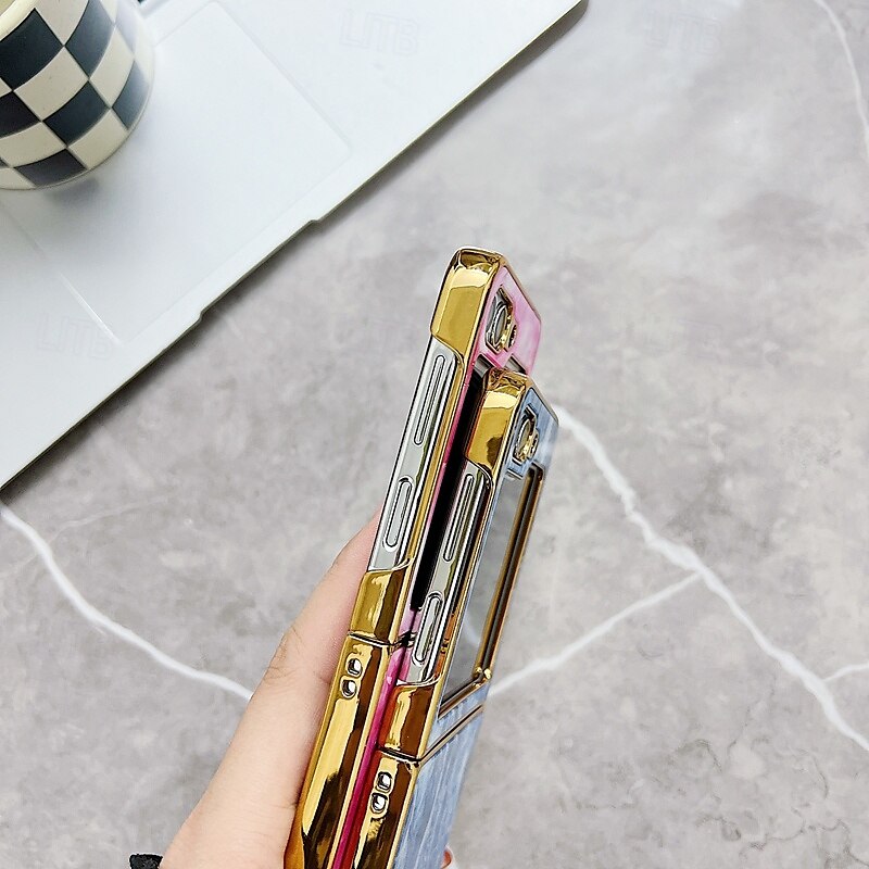 telefon Etui Til Samsung Galaxy Z Flip 5 Bakdeksel Støtsikker Kontor / Bedrift Herdet glass Belegg 2025 - $23.99 –P17