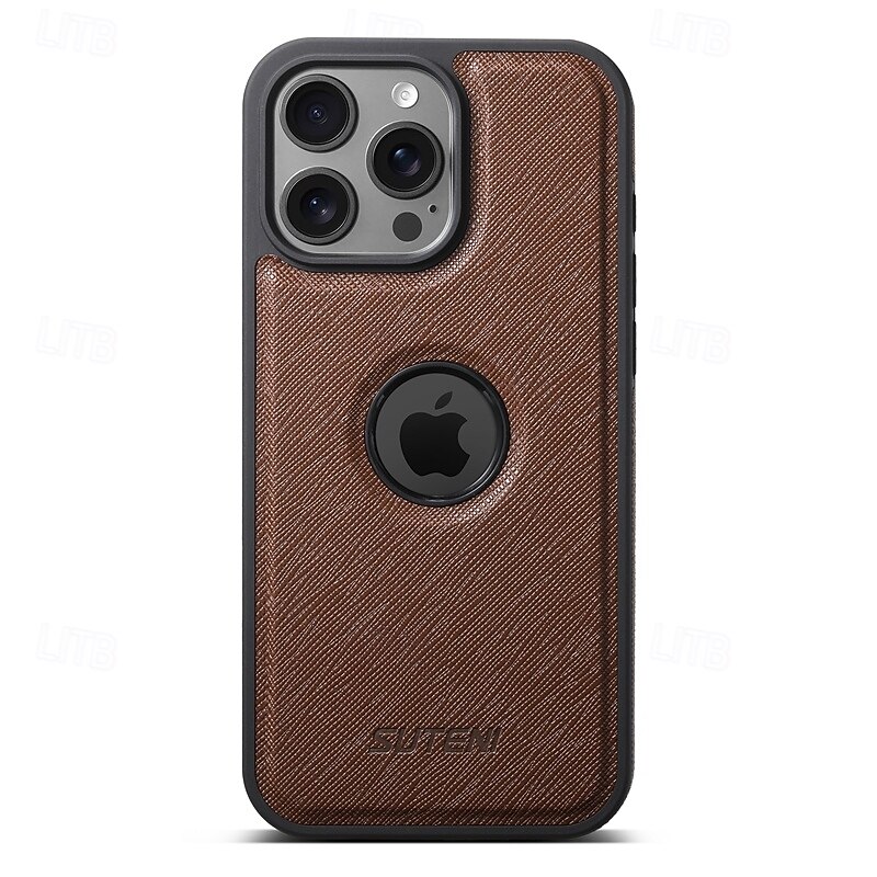 2025年 電話 ケース 用途 iPhone 16 Pro Max プラス iPhone 15 プロマックスプラス iPhone 14 13 12 Pro Max Plus iPhone 14 Pro Max iPhone 13 12 Pro Max バックカバー 磁石バックル ワイヤレス充電をサポート 耐衝撃 レトロ風 TPU PC PUレザー  コレクション – $11.99 -P1