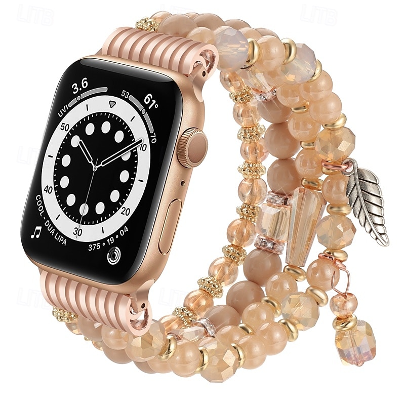 Pulseira Esportiva Compatível com Pulseira Apple Watch 38mm 40mm 41mm 42mm 44mm 45mm 49mm Com Miçangas Ajustável Respirável Contas pulseira de substituição para iwatch Ultra 2 Series 9 8 7 SE 6 5 4 3 de 2025 por $12.99 –P3