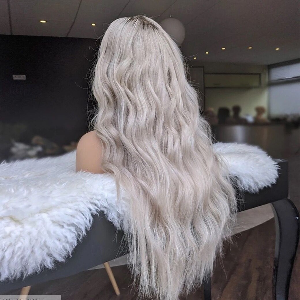 Cabelo humano remy 13x4 Lace Front Peruca Parte do meio Cabelo Brasileiro Ondulado Multi Cores Peruca 130% 150% Densidade do Cabelo Cabelo Ombre Riscas Naturais 100% Virgem Sem cola Pré-depenado Para de 2025 por $236.59 –P3