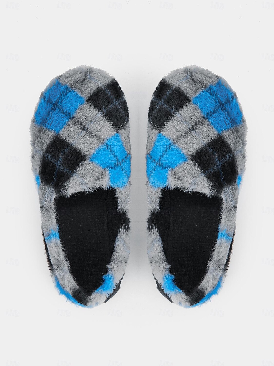 Women's Cozy Plaid Fleece Slippers - Soft Indoor Slip-Ons with Warm Plush Lining for Winter Comfort 2025 - $24.99 –P2