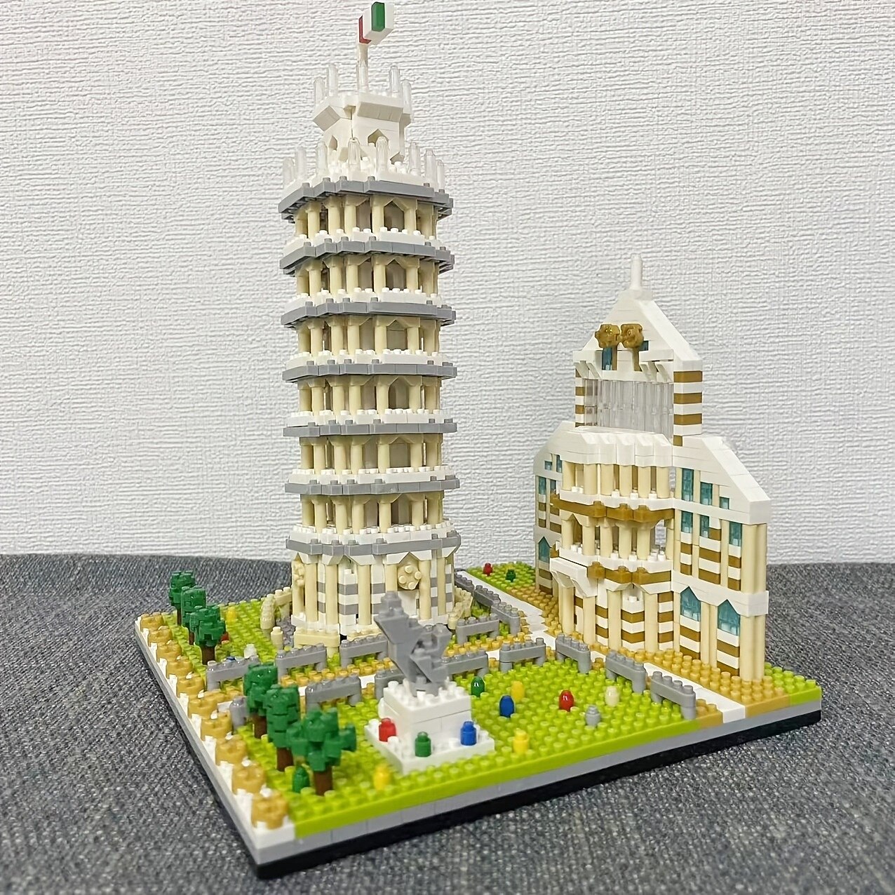 2025年 世界的に有名なランドマーク、ピサの斜塔、建築用微粒子ビルディングブロック、3次元組み立て式、教育用、教育アート、お土産、装飾品、おもちゃ、ギフト  コレクション – $29.99 –P1