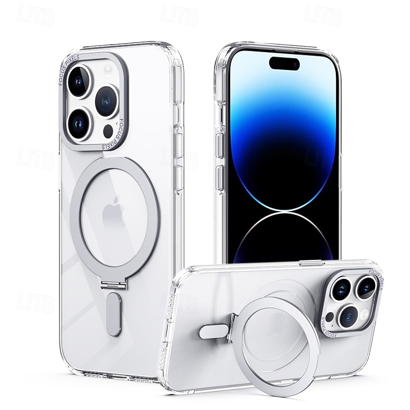 2025年 電話 ケース 用途 iPhone 16 Pro Max プラス iPhone 15 プロマックスプラス iPhone 14 13 12 11 Pro Max Plus iPhone 14 Pro Max iPhone 13 12 11 Pro Max バックカバー スタンド付き 磁石バックル ワイヤレス充電をサポート レトロ風 TPU アクリル  コレクション – $20.99 –P8