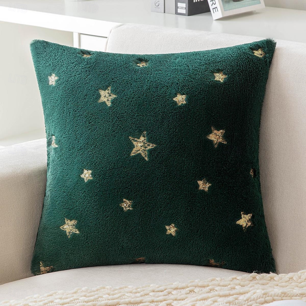 capas de almofada de veludo decorativas estrela 1pc macio quadrado almofada fronha para quarto sala de estar sofá cadeira de 2025 por $13.99 –P7