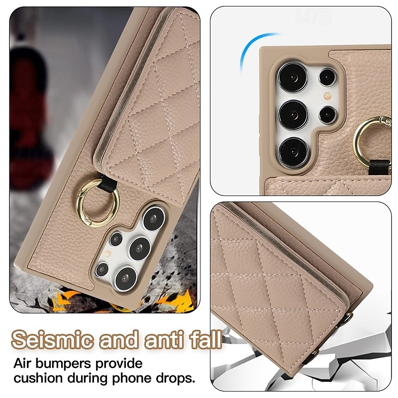 телефон Кейс для Назначение SSamsung Galaxy S24 Ultra S24 Plus S24 S23 Ultra Plus S23 S22 S22 Плюс Ультра S21 FE А55 А35 А25 А15 5Г A54 A34 A14 Откидная крышка со стендом с ремешком Разъем для карты 2025 - $23.99 –P11