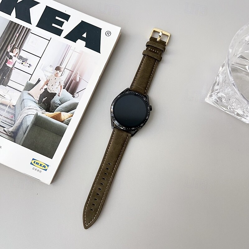 Cinturino per orologio  per Samsung Galaxy Watch 3 45mm, Galaxy Wacth 46mm, Gear S3 Classic / Frontier, Gear 2 Neo Live Similpelle Sostituzione Cinghia Regolabili Solo Loop Polsino del 2025 a $18.99 -P11