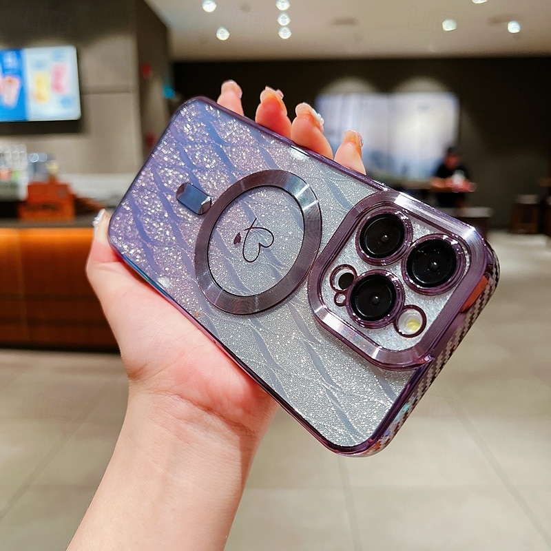 2025年 電話 ケース 用途 iPhone 16 Pro Max プラス iPhone 15 プロマックスプラス iPhone 14 13 12 11 Pro Max Plus iPhone 14 Pro Max iPhone 13 12 11 Pro Max バックカバー 磁石バックル ワイヤレス充電をサポート 耐衝撃 レトロ風 TPU アクリル  コレクション – $16.99 –P8