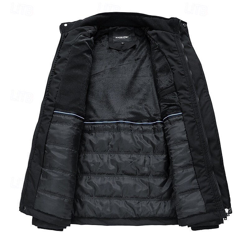 Herren Soft Shell Jacke Wanderjacke Draussen Windundurchlässig Windbreaker-Jacke Reisen Schwarz Armeegrün Khaki 2025 - $75.99 –P5