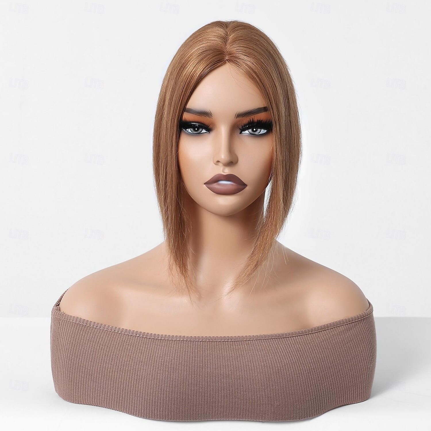 All Human Hair Toupees Straight Full Lace Women / Classic / Easy dressing Party / Party / Evening / Evening Party 2025 - $127.99 –P1